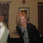 Theresa Buckley, Rich's wife, says hello to the camera.