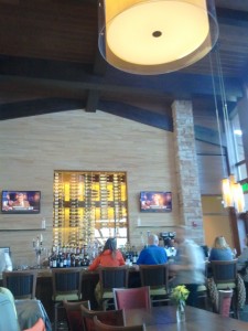 Bar seating area at The 10th