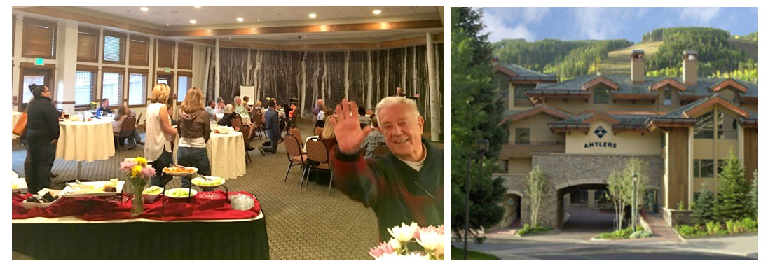 A Saturday evening reception at the Antlers at Vail provided food, drink and thanks for members of the Front Range nonprofit community enjoying a complimentary Pay It Backward weekend at the hotel.